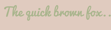 Image with Font Color A9B58D and Background Color E0CBBF
